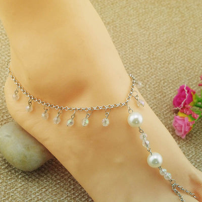 Imitation Pearl Anklet
