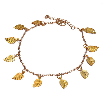 Leaves Tassel  Anklet
