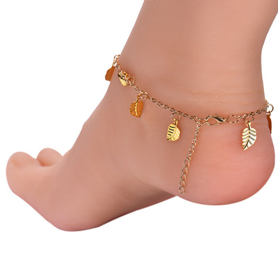 Leaves Tassel  Anklet