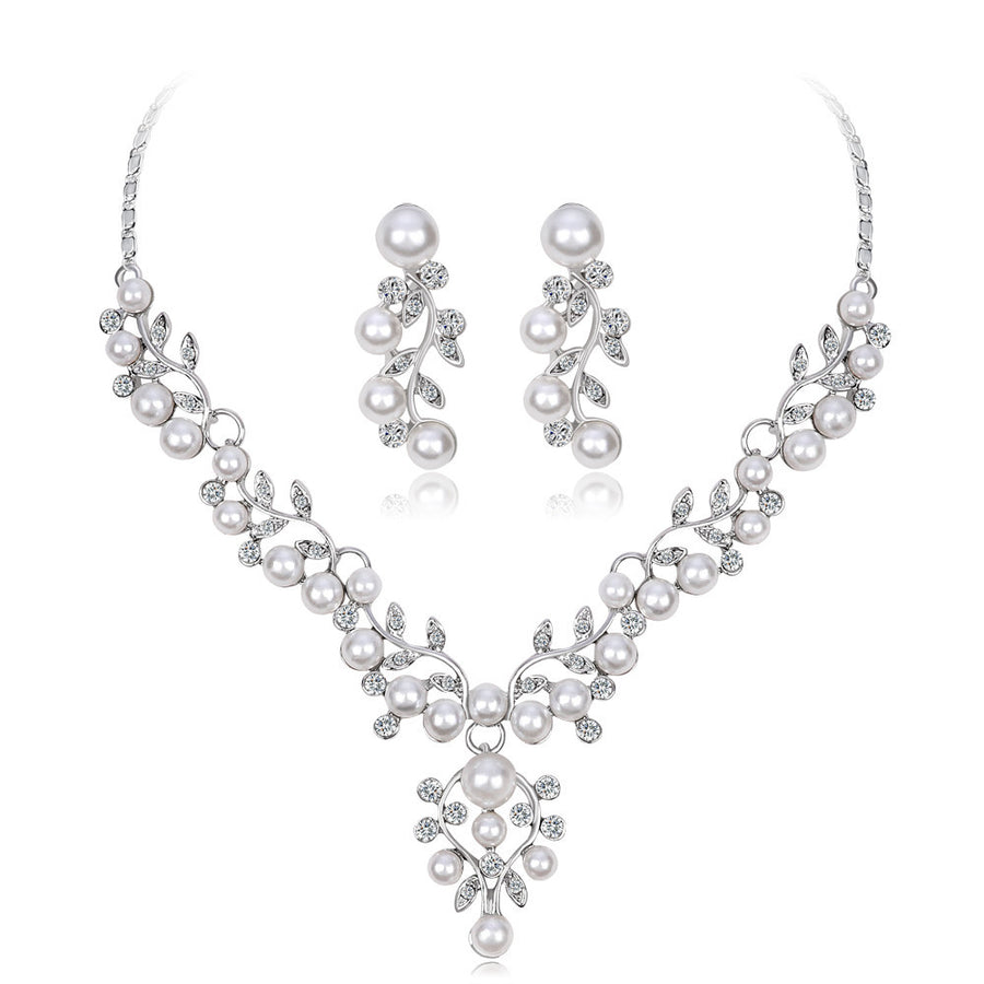 Rhinestone & Pearl Set