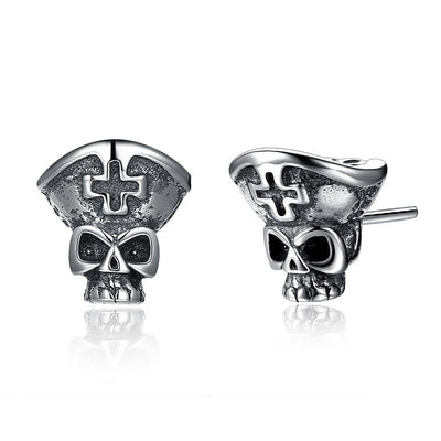 S925 Sterling Silver Earrings Fashion Retro Personality Stud Earrings Earrings