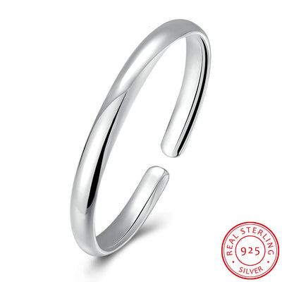 S925 Sterling Silver Bracelet Glossy Bracelet