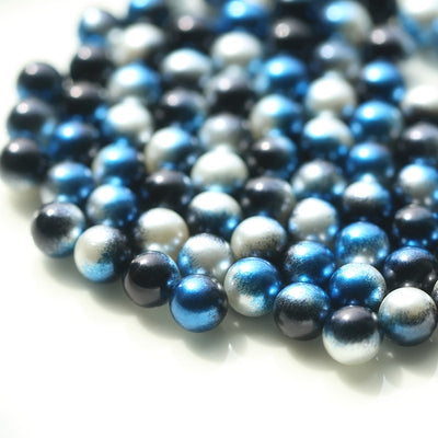 Mix Rainbow Color Round Imitation loose Pearls