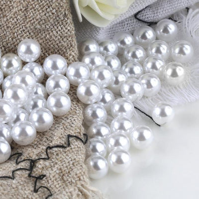 Mix Rainbow Color Round Imitation loose Pearls